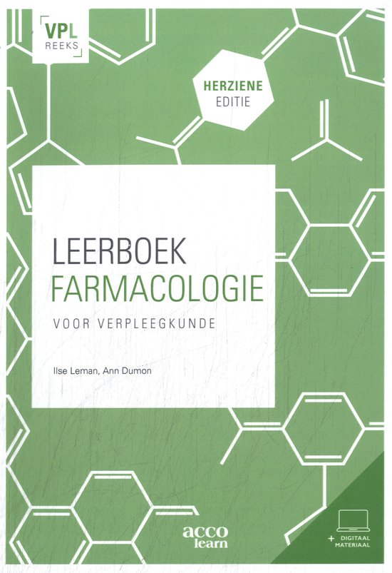 Leerboek farmacologie voor verpleegkunde - cover