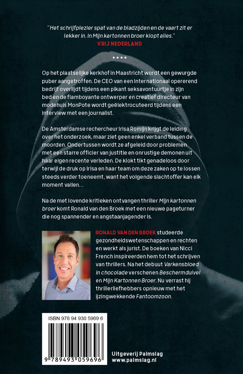 Fantoomzoon - back cover