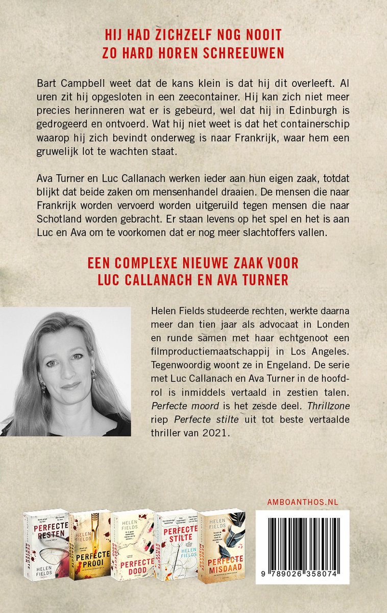 D.I. Callanach 6 - Perfecte moord - back cover