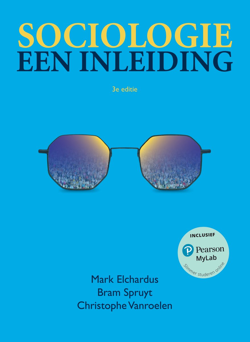 Omslag van Sociologie, een inleiding, 3e editie met MyLab NL toegangscode