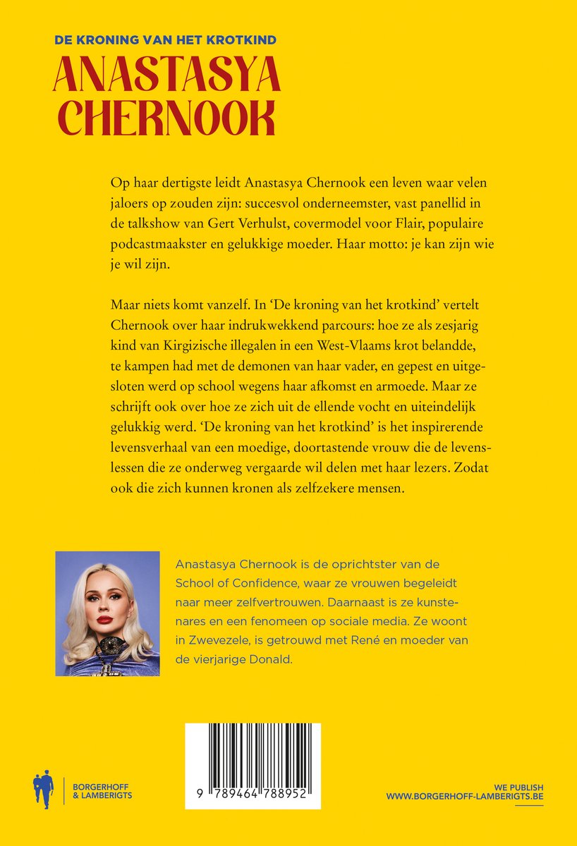 De kroning van het krotkind - back cover