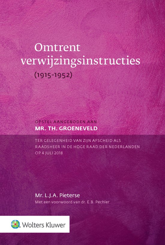 Omtrent verwijzingsinstructies - cover