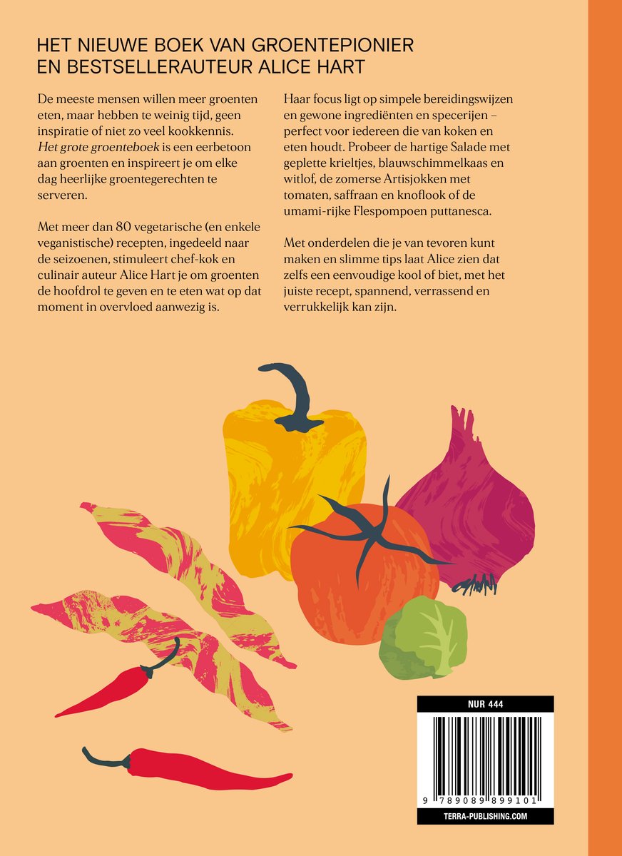Het grote groenteboek - back cover