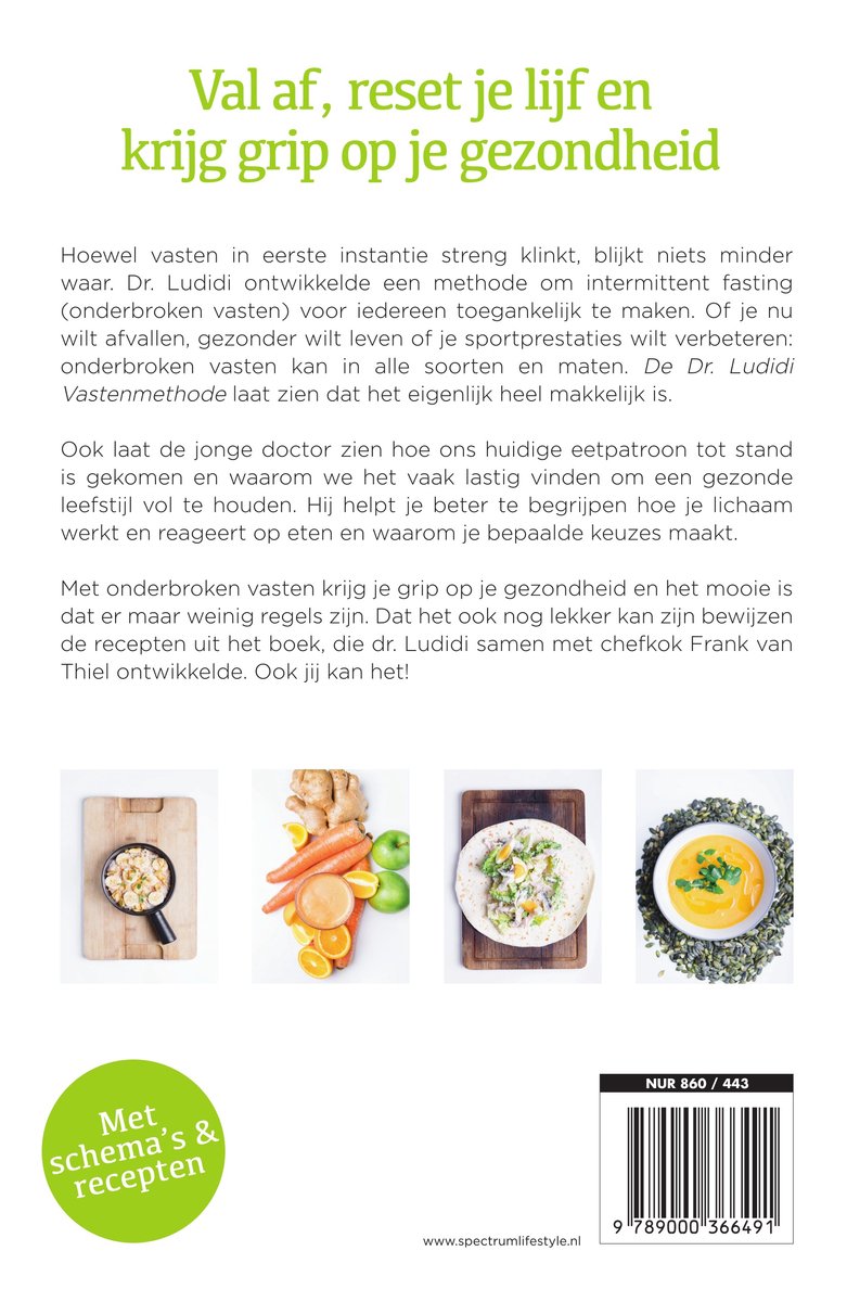 De dr. Ludidi Vastenmethode - back cover