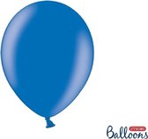 Partydeco Ballonnen Metallic Strong blauw - 30 cm - 10 stuks