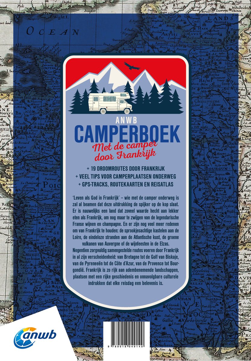 ANWB Camperboek - Frankrijk - back cover
