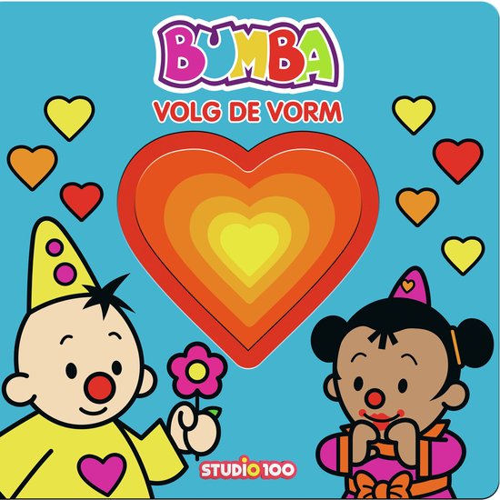 Bumba kartonboek met sporen - Volg de vorm