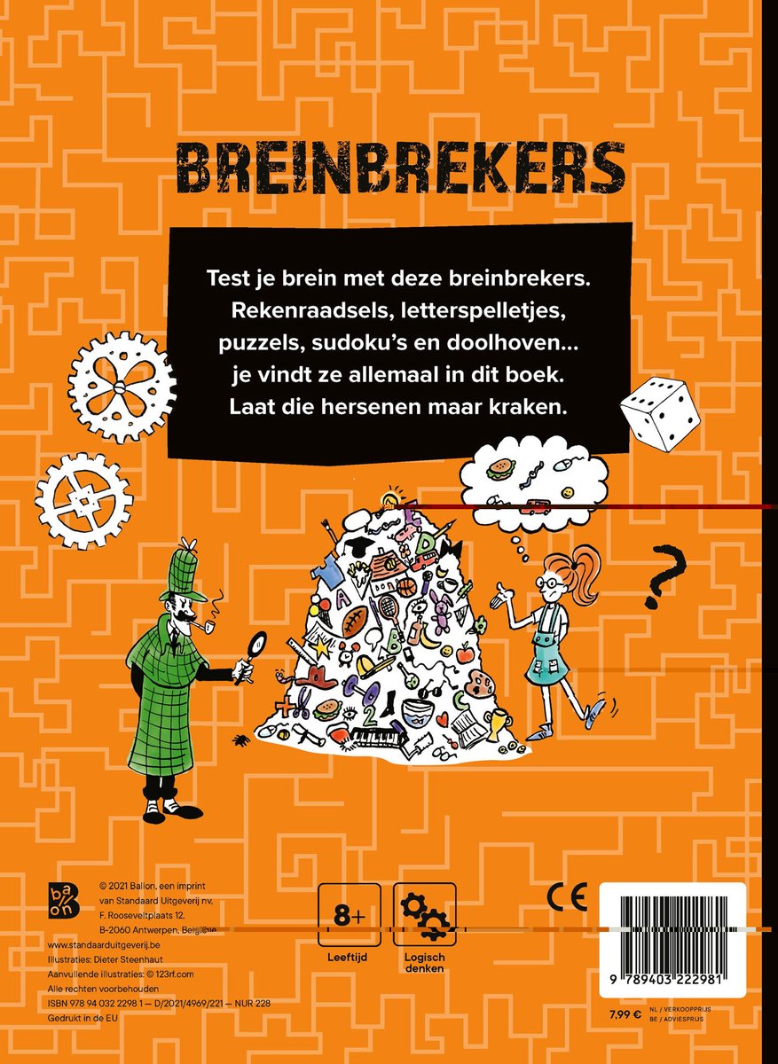 1 - Breinbrekers 8+ van Logisch denken — cadeau in Boeken - foto 2
