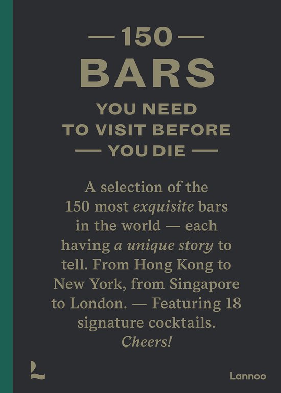 150 - 150 Bars you need to visit before you die - cover