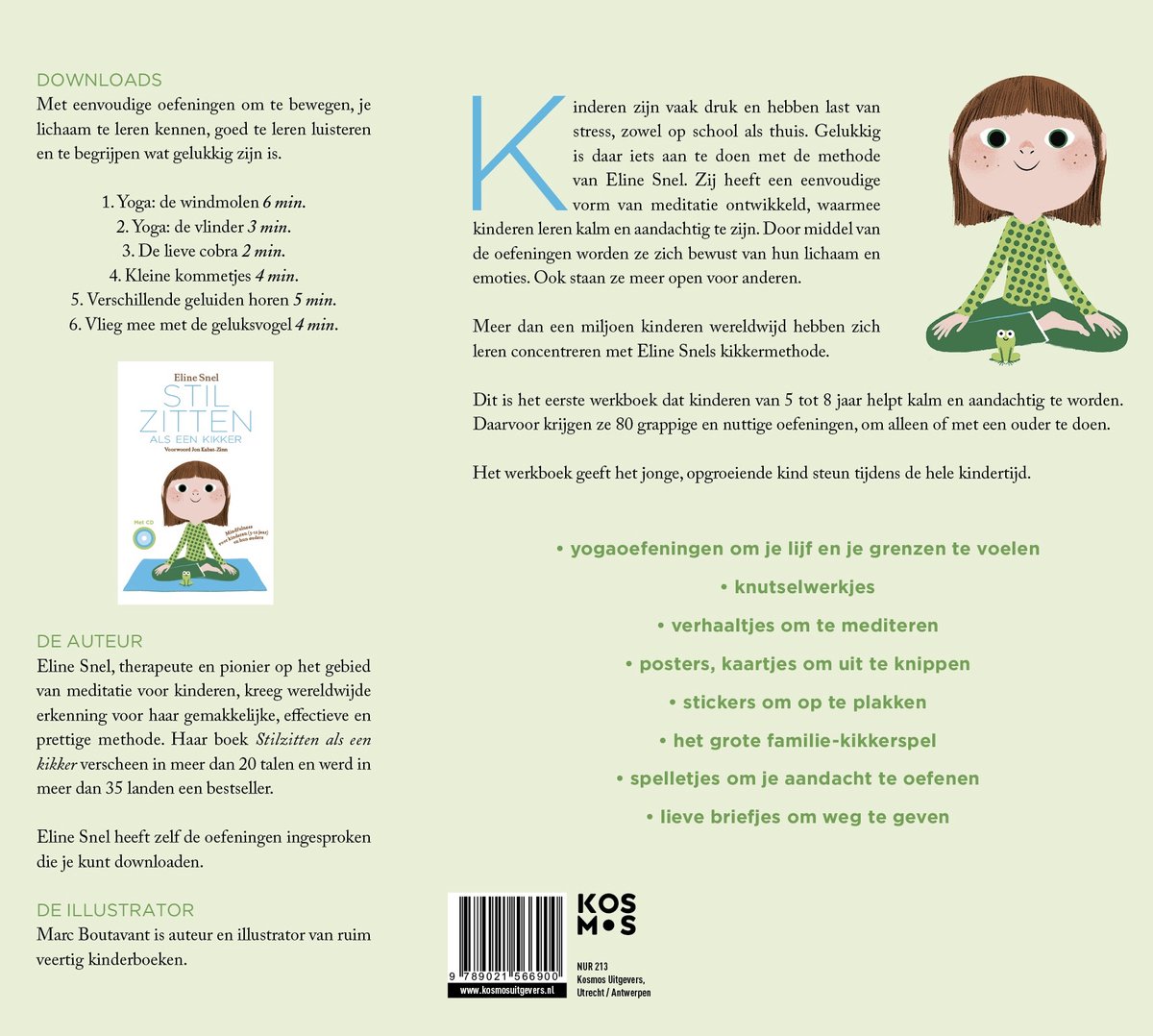 Stilzitten als een kikker - back cover