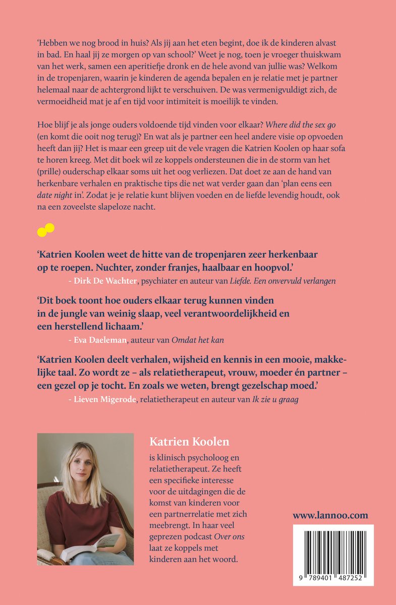 Liefde in de tropenjaren - back cover