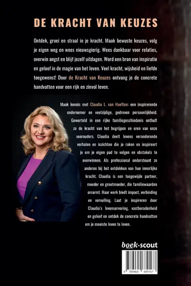 De kracht van keuzes - back cover