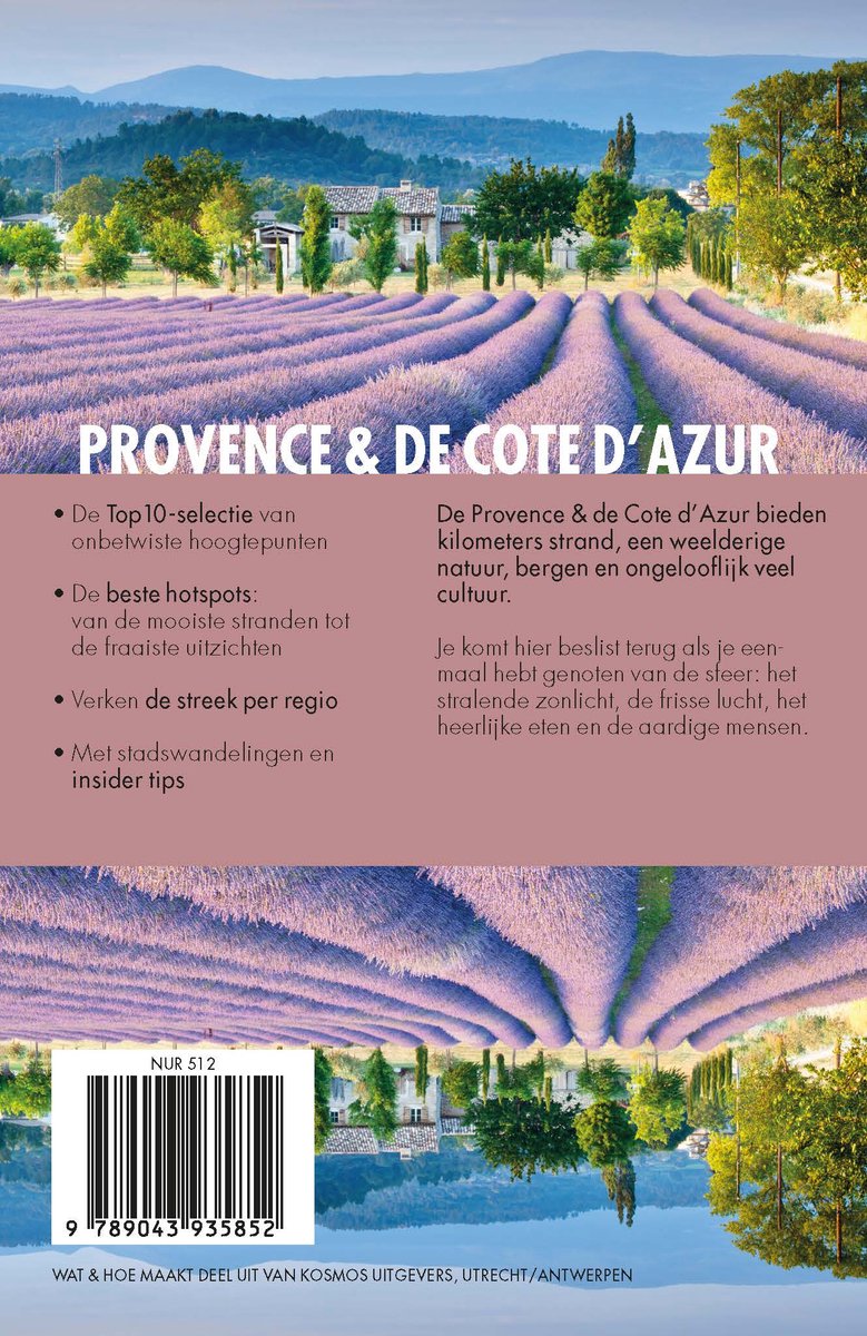 Wat & Hoe reisgids - Provence & De Cote d'Azur - back cover
