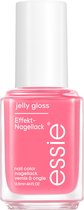 essie riviera rush 136 slushy sun nagellak - langhoudende glans - jelly gloss effect - koraalrood - 13,5ml