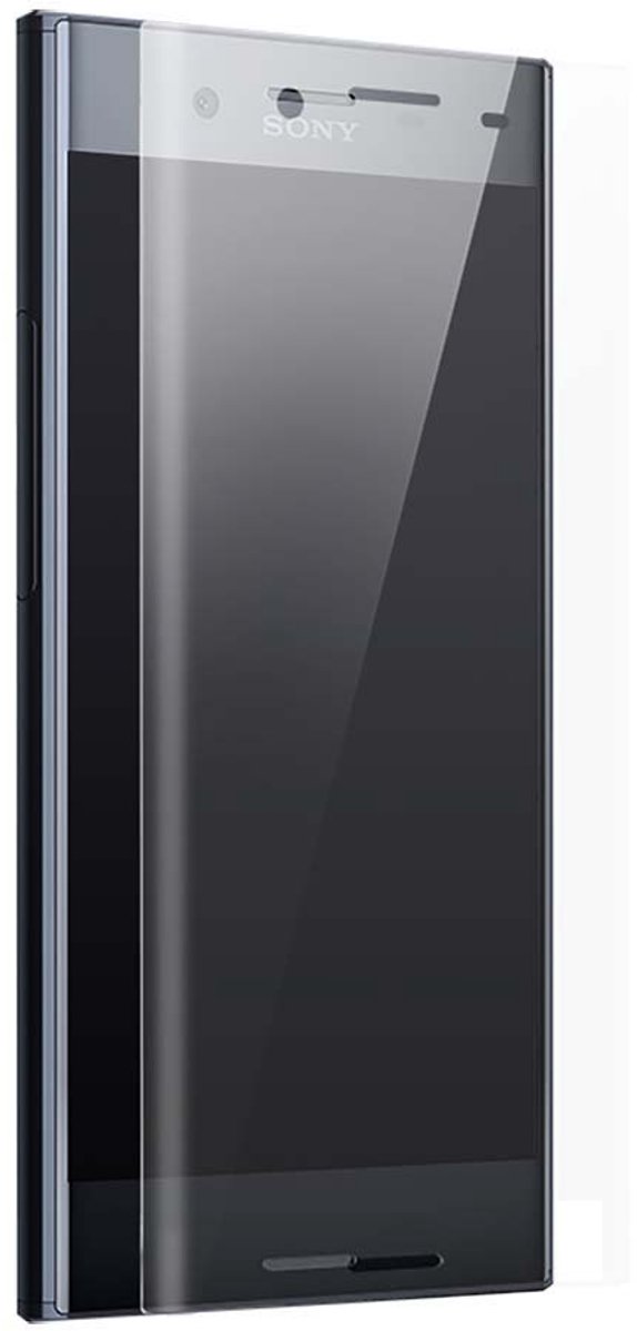 Force Case, Screenprotector geschikt voor Sony Xperia XZ Premium - Tempered Glass 2.5D, Transparant