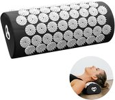 BrellaVio Spijkerkussen - Zwart - 37x15 cm - Acupressuur Kussen - Acupunctuur Shakti Massage - Let op: zonder Spijkermat