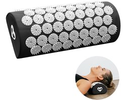 BrellaVio Spijkerkussen - Zwart - 37x15 cm - Acupressuur Kussen - Acupunctuur Shakti Massage - Let op: zonder Spijkermat