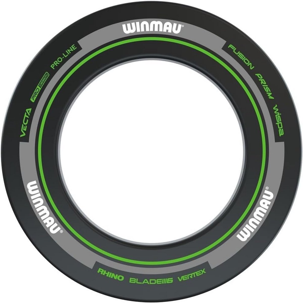 Dartboard Surround Ring - Bescherming voor je Dartbord in Zwart, Rood, Wit en Groen
