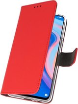 Book Case Hoesje voor Huawei P Smart Z - Rood