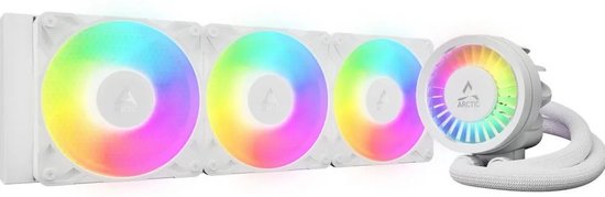 Arctic Liquid Freezer III Pro 360 A-RGB White - Vloeistofkoelsysteem processor - afmeting radiator: 360 mm - Intel LGA: 1851, 1700 - AMD AM5, AM4 - 3x P12 Pro ARGB Fans - wit