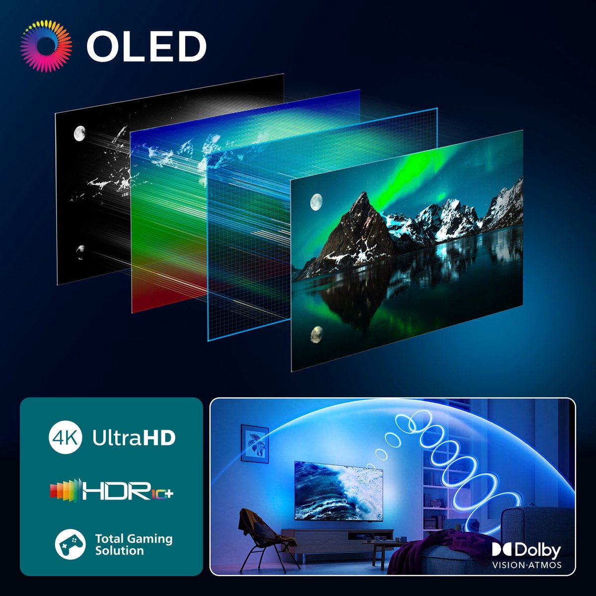 Philips Ambilight 77OLED810/12 77 inch 4K OLED TV - afbeelding 3