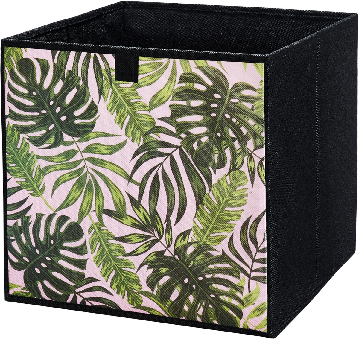 LAVITA® Opbergmand Textiel - 31x31x31 Bladeren - 1 stuk - Opbergbox Kast Organizer Opbergdoos - Kastlade Verdeler Voor Kleding Ondergoed Badkamer Kledingkast - Vouwdoos Stoffen Doos Opbergdozen