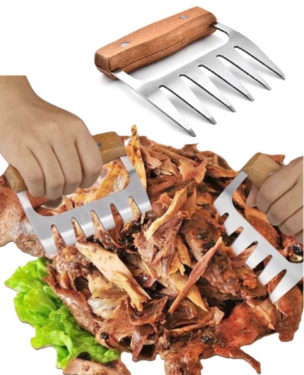 BBQ Vlees Klauw I Pulled Pork Klauw I Pulled Chickn I Meat Claw I 1 Stuk