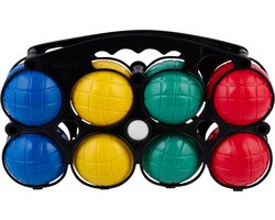 Jeu de boules set 8 plastic ballen