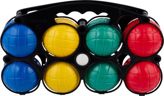 Jeu de boules set 8 plastic ballen