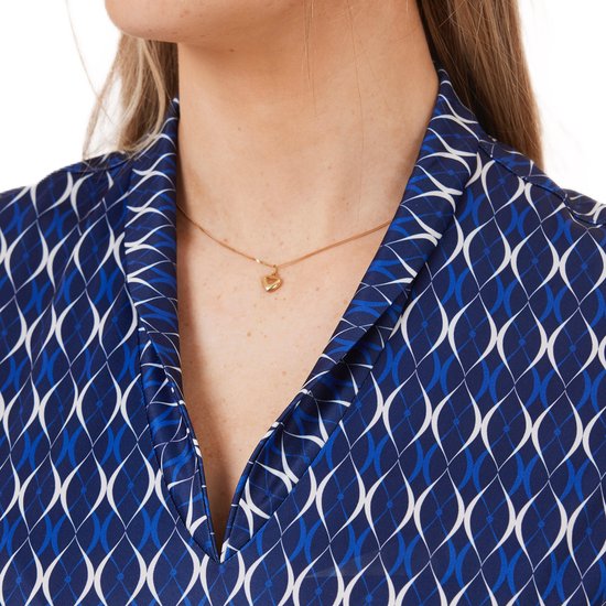 Func Factory dames Jurkje Sandy blue print maat 46 van Func Factory — afbeelding 3