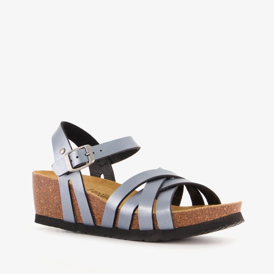 Sandales compensées bio Hush Puppies pour femme, grises - Pointure 36