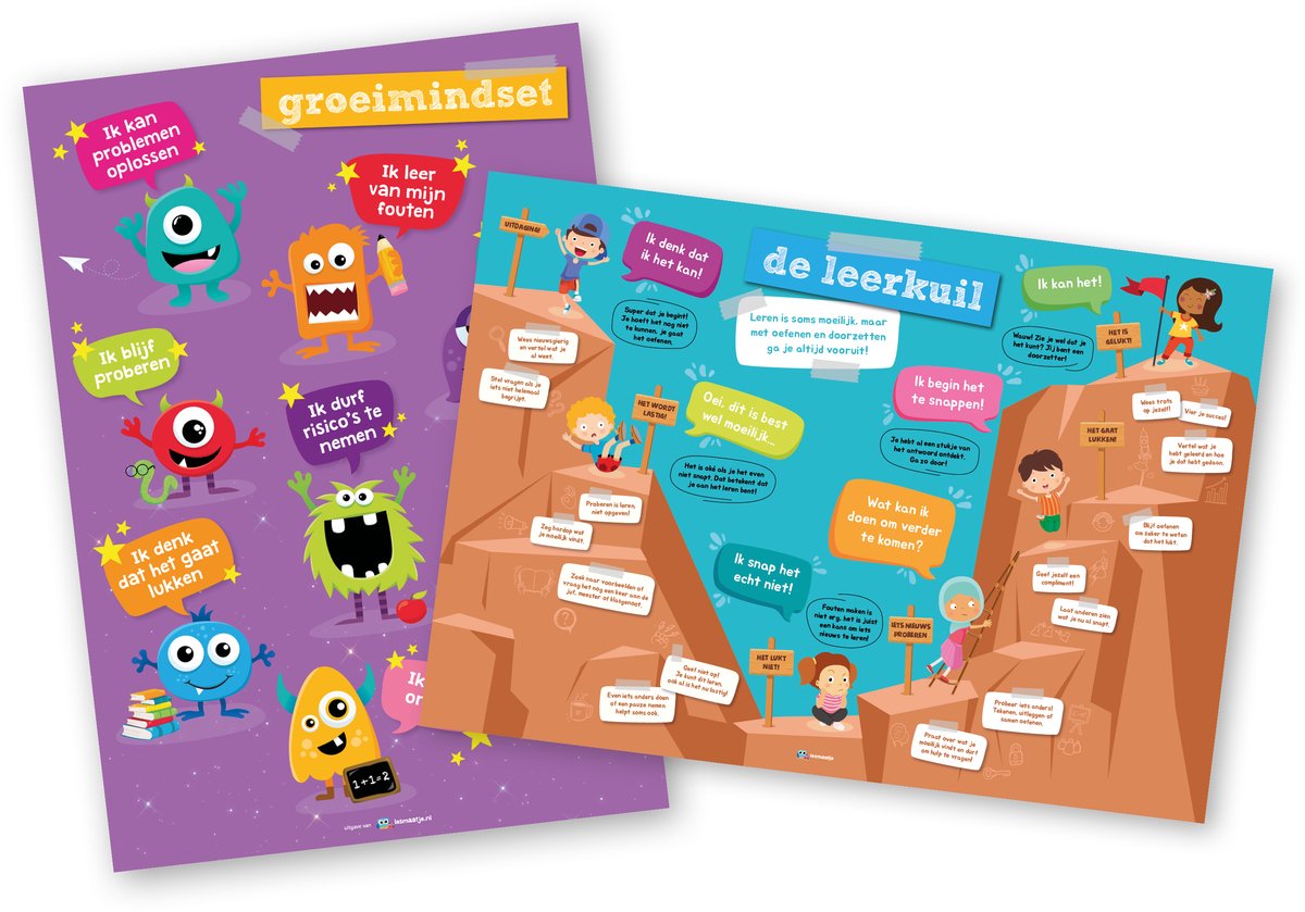 Lesmaatje.nl | Educatieve posterset | Leren leren