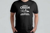 I Don't Crash i do Random Gravity Checks - T Shirt - ExtremeSports - AdrenalineRush - AdventureTime - ExtremeLife - ExtremeSporten - AdrenalineKick - GrenzenVerleggen