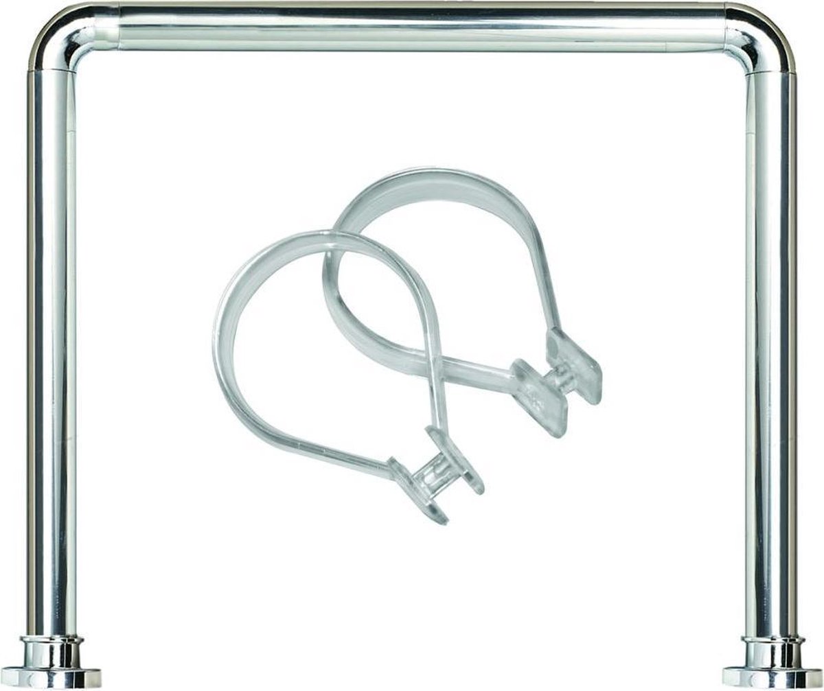 Sealskin Seallux Douchegordijnstang Chroom