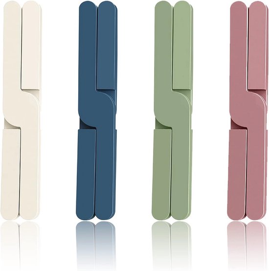 Siliconen onderzetters - Geïsoleerde siliconen placemats - 4 opvouwbare placemats