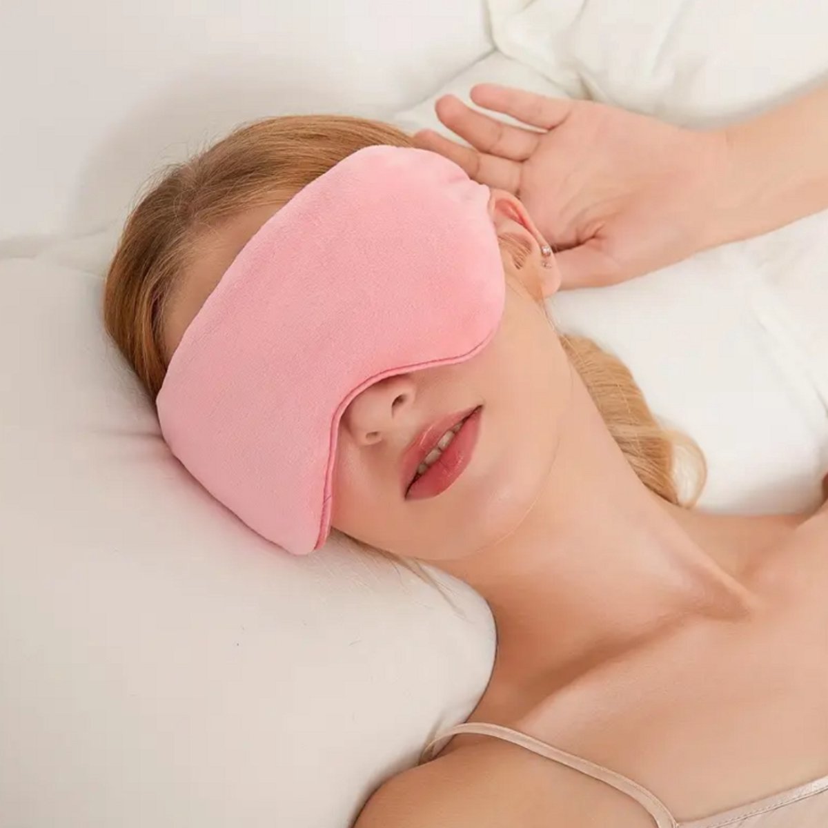 Aangepast geplooid slaapmasker voor de ogen, gepersonaliseerd