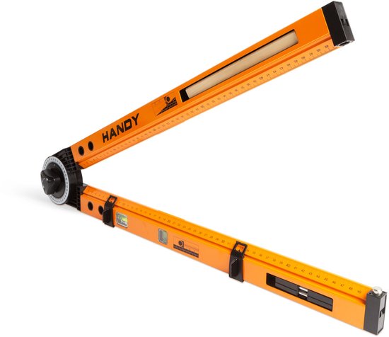 Foto: Multifunctioneel gradenboog meetlint waterpas markeerder hoekmeter in n perfect voor klussen en timmerwerk