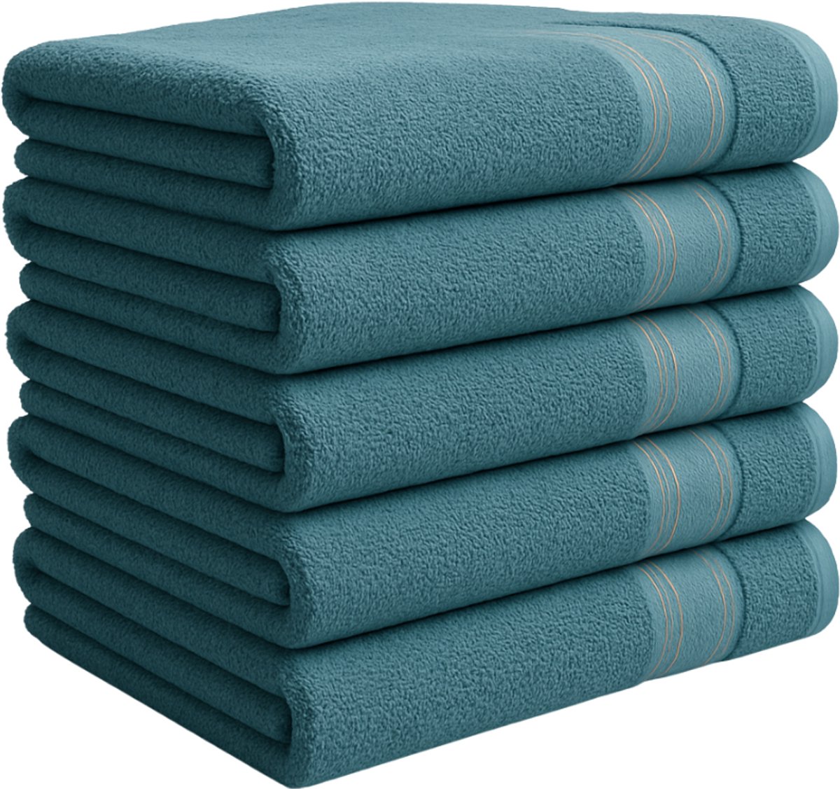 DRESTA Handdoeken Set JESKE van 6 stuks 70x140 cm Blauw
