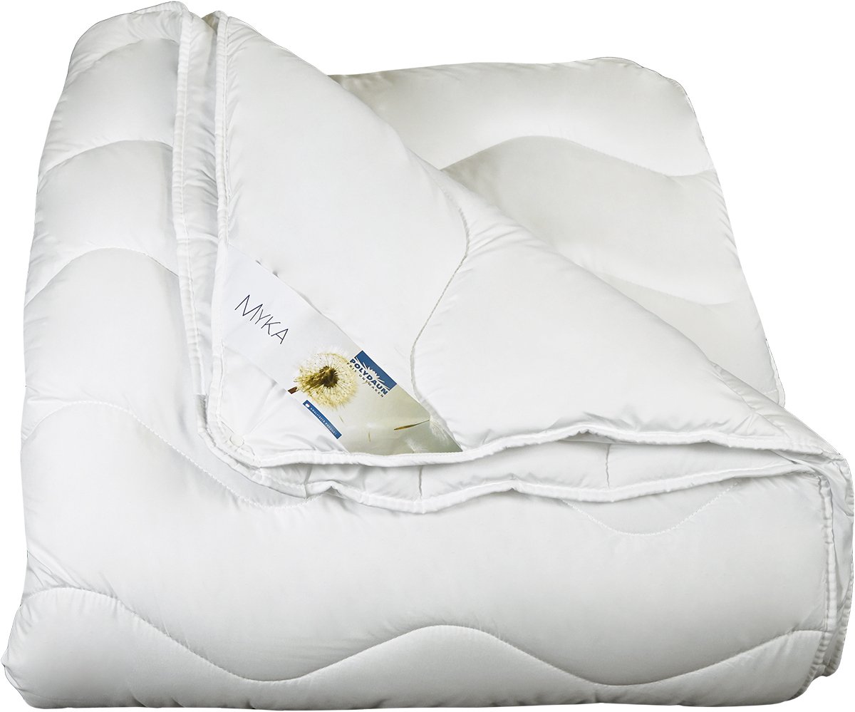 Polydaun Myka dekbed - 4-seizoenen - GRS gerecyclede Isocraft® vulling - zeer zacht - Lits-jumeaux - 240x220 cm - Wit