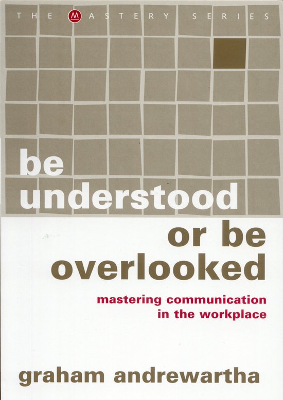 Be Understood or Be Overlooked - cover