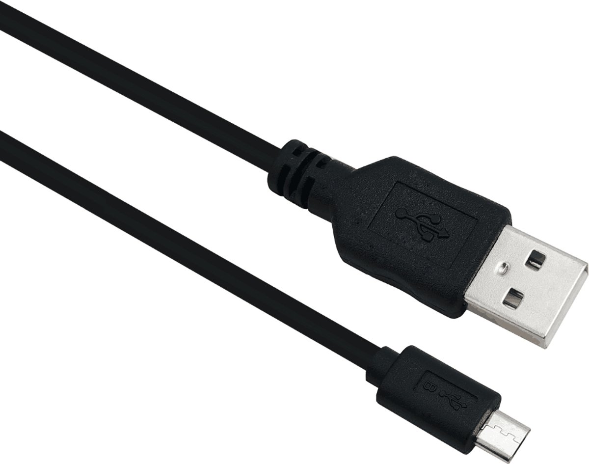 Anschlusskabel, USB 2.0 A Stecker/Micro-B Stecker, 2,0m, schwarz