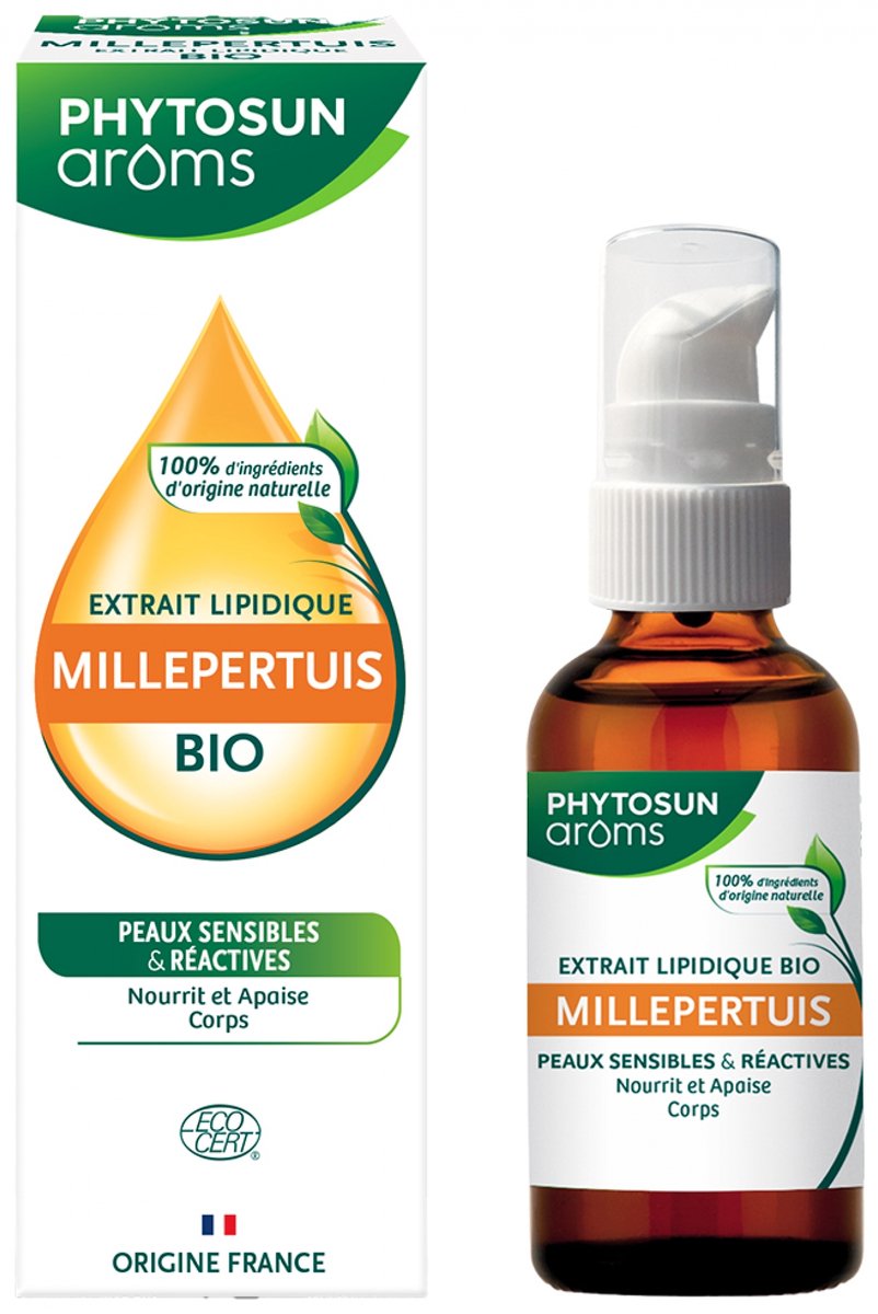 Phytosun Arôms Extrait Lipidique Millepertuis Bio 50 ml