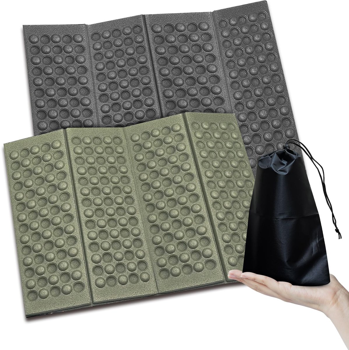 Ibenzoa® Opvouwbare Weerbestendige Outdoor Zitkussenset voor Comfortabel Buitenavontuur