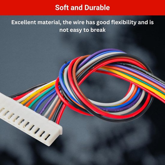 CABLEPELADO Cable De Alimentacion Interna ATX 24 Pin 0.30 M Multicolo (24 Pin Hembra - 20 Pin Macho