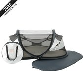 Deryan Baby Luxe Campingbedje – Inclusief zelfopblaasbare matras - Silver