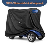 ErgoCover - Multifunctionele beschermhoes - Waterdichte afdekhoes - Universele maat Large: 190x71x117 cm - Fatbike hoes - Scootmobiel hoes - Fiets hoes