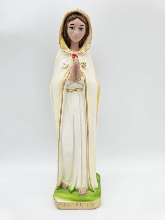 Maria Rosa Mystica - statue en plâtre 22 cm - statue sainte