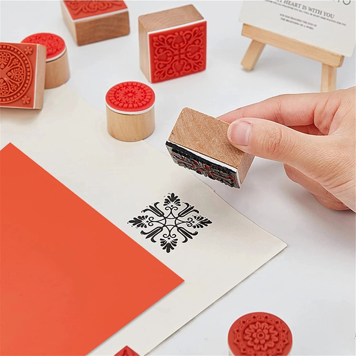 Houten labeltjes met gravure... - Jogando Caçador de Cartas-2