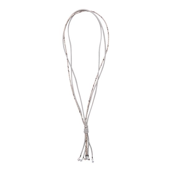 Ketting ibiza stijl - Lange zomerse ketting - 90 Centimeter - Versierd met kralen - Damesdingetjes
