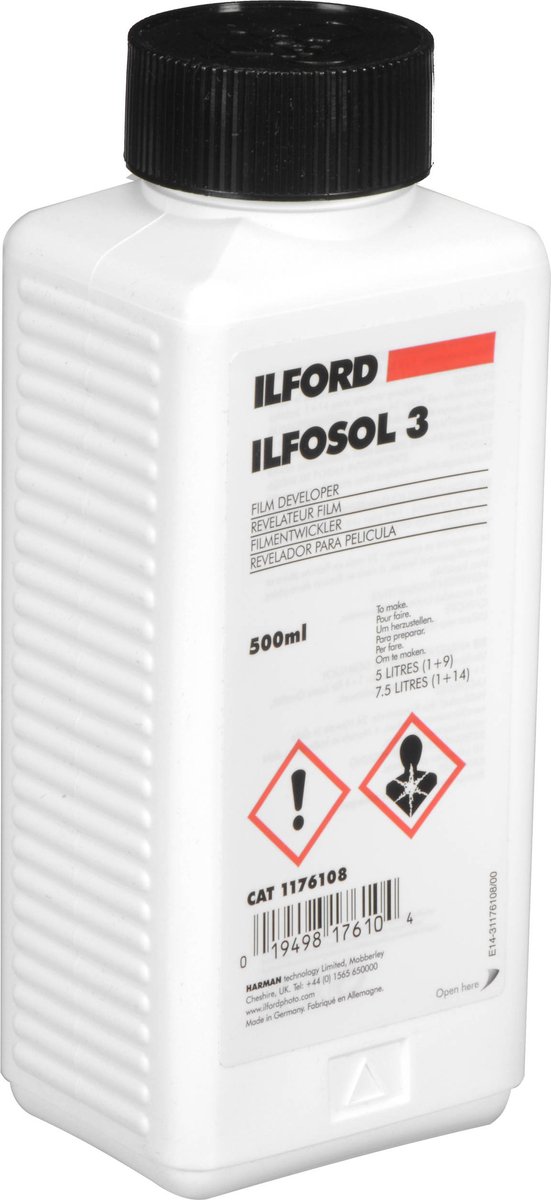 Ilford Ilfosol 3 Dev 500Ml Wld